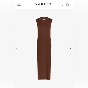 Varley Kayla midi dress . New collection. Size small . Worn once